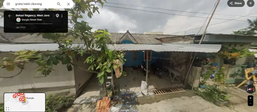 Jual rmh posisi menghadap tmr dpn rmh fasos fasum lhn terbuka lap main