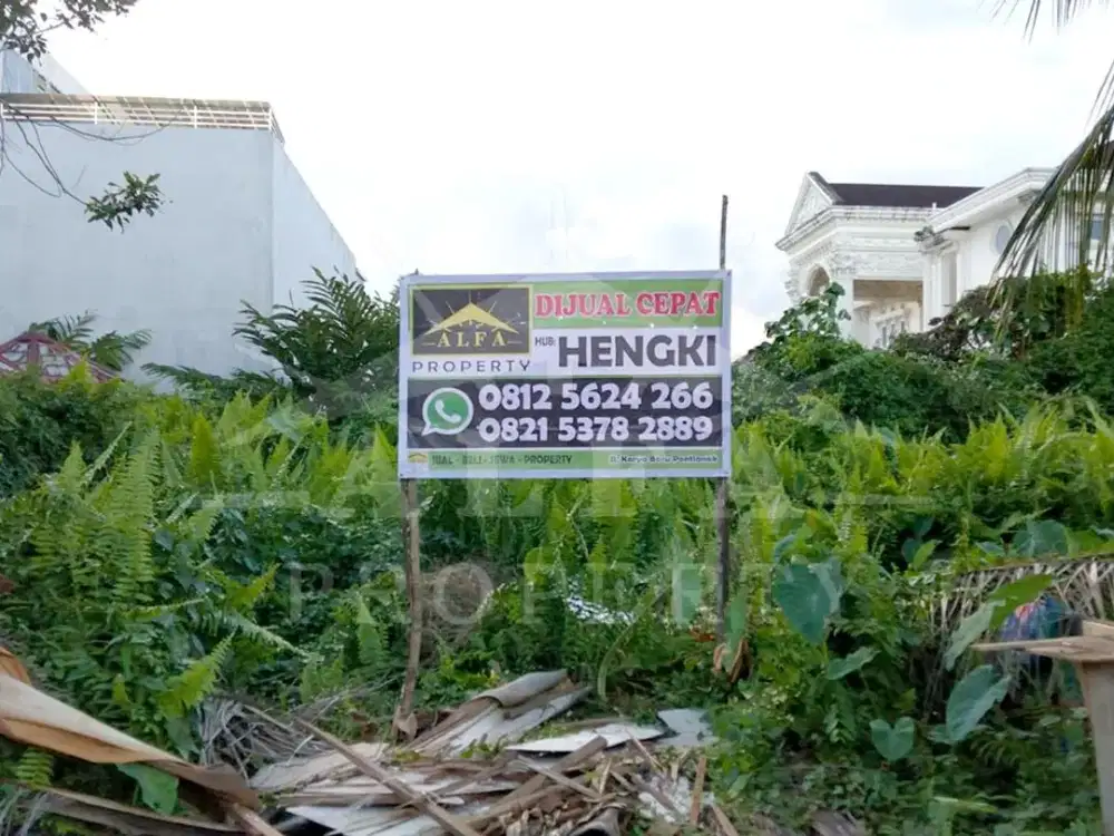 Jual Cepat! Tanah Siap Bangun Rumah Mewah, Kawasan Elit, Aman