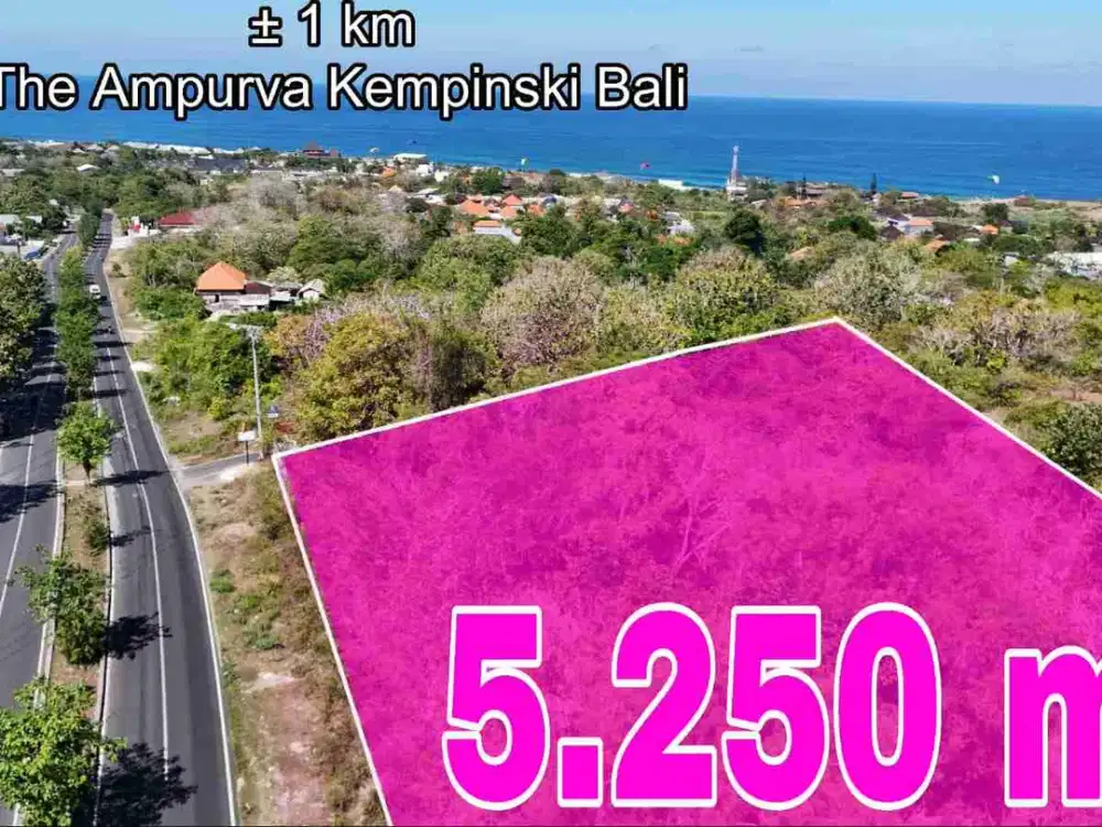 Tanah Unblock View Laut 180 Derajat Nusa Dua Selatan Bali