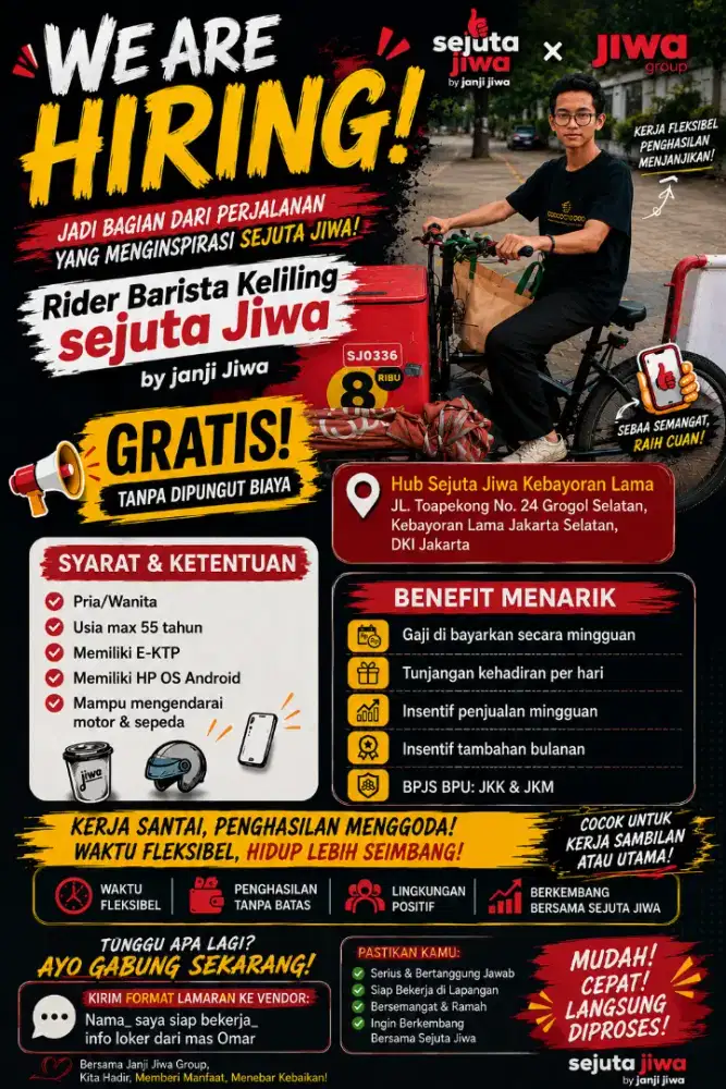 Lowongan kerja Rider