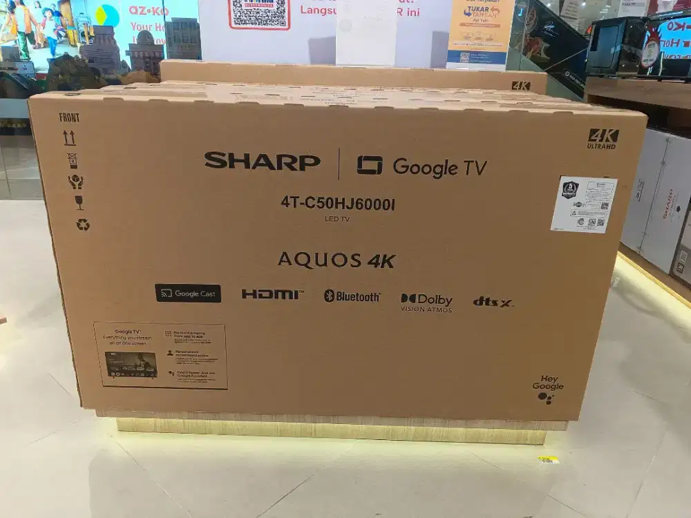 Jos jis Promo Google TV  SHARP 50 Inch 4K |Kredit Cuma Pakai KTP No DP