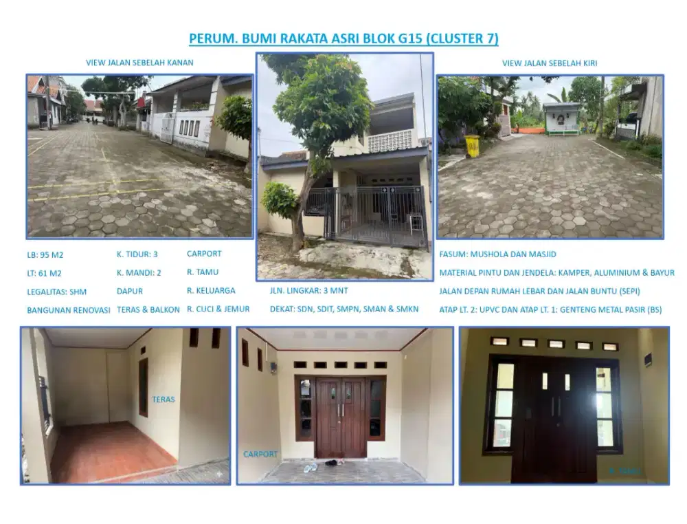 Rumah 2 lantai Baru Renov SHM di Bumi Rakata Asri Cilegon