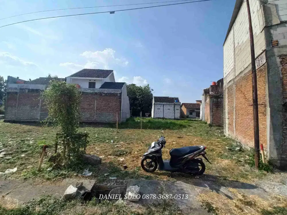 Dijual Tanah Gedongan Baki Sukoharjo