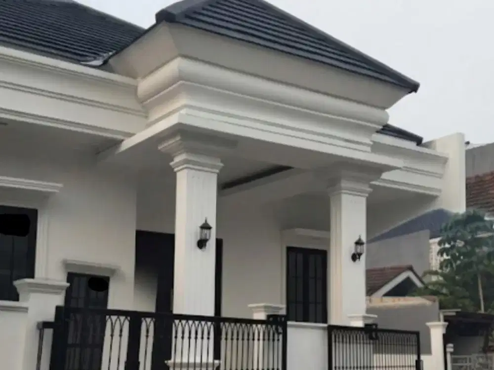 Rumah 1 Lantai 3+1 Kamar Hadap Selatan di Kencana Loka