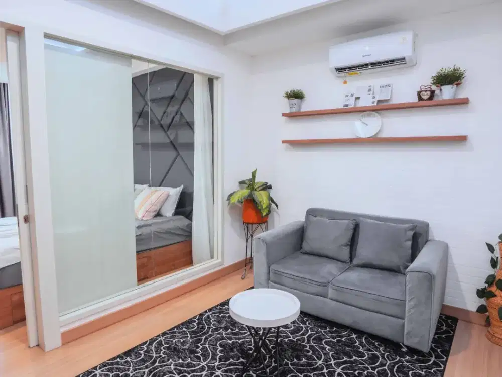 Apartment Skandinavia 1BR Fully Furnished Dekat Bandara Soetta Tangerang
