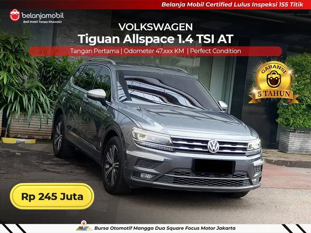 [ BERGARANSI ] Volkswagen VW Tiguan Allspace 1.4 TSI AT 2020 2021