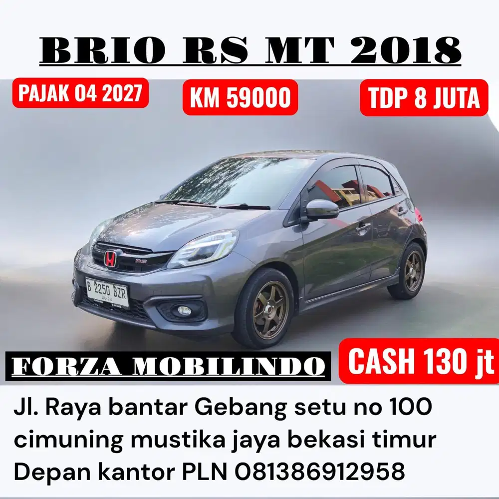 BRIO RS MT 2018