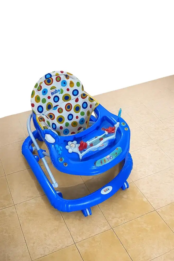 Baby walker labeille baby warna biru