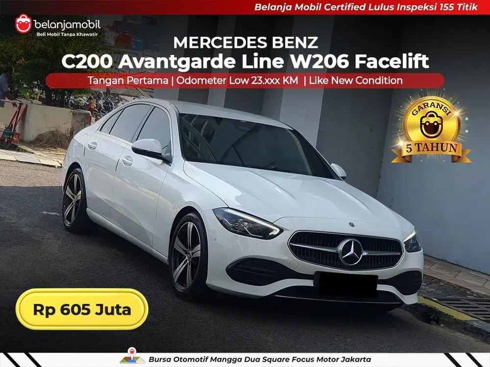 [LOW KM 23RB] Mercedes Benz Mercy C 200 C200 Avantgarde W206 2022/2023