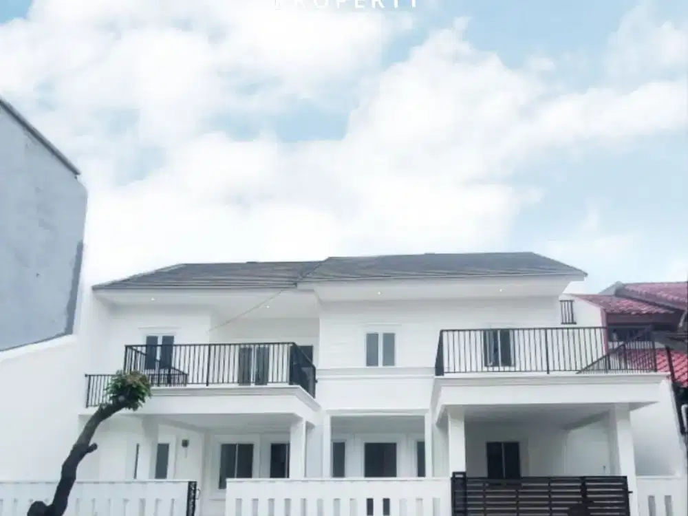 DISEWAKAN RUMAH BARU RENOV 2LT SIAP HUNI CLUSTER TERDEPAN MELATI MAS STRATEGIS DEKAT AKSES TOL