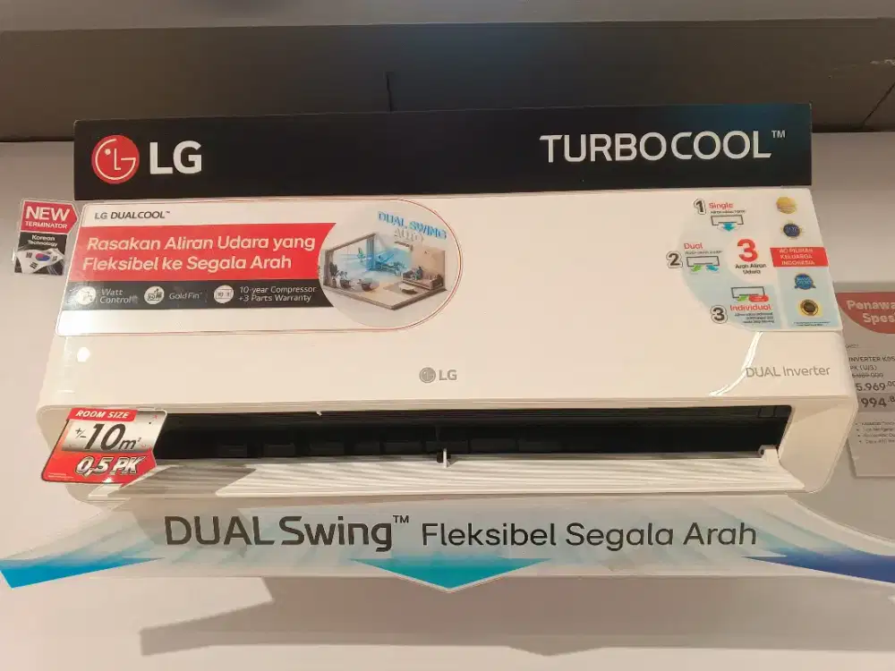 Promo AC LG Inverter 0.5 PK Hemat Listrik |Kredit Cuma Pakai KTP No DP