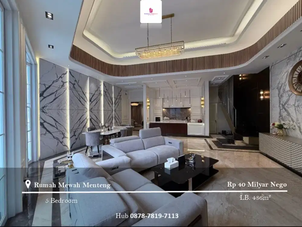 Dijual Rumah Mewah MENTENG Private Pool & Lift Furnished