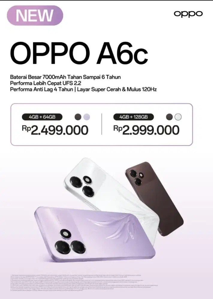 OPPO A6c RAM 4+8/128 GARANSI RESMI