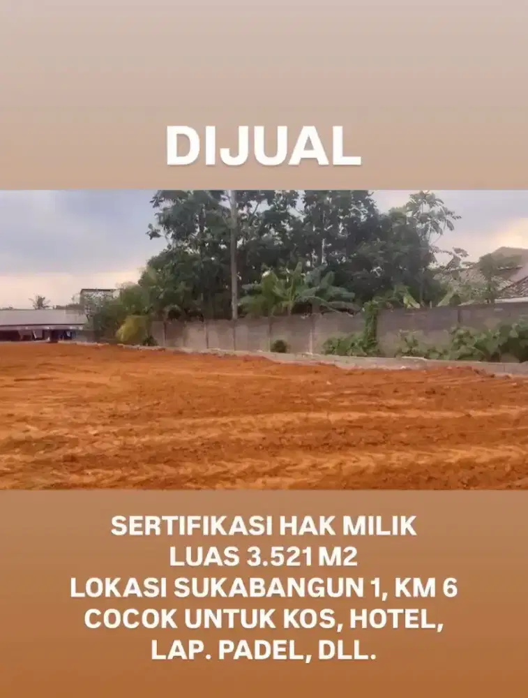 Jual Tanah Strategis