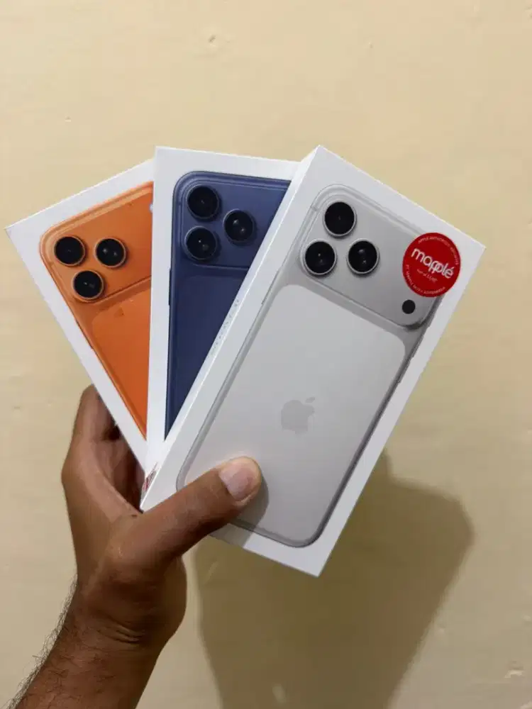 iPhone 17 promax 256Gb silver new garansi resmi