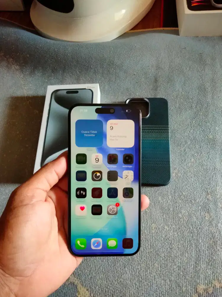 Iphone 15 Pro Max 256 Gb iBox Bh 81% FullshetAda Minus TT Hp Lain