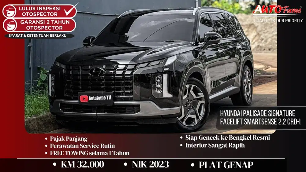 Hyundai Palisade Signature Facelift SmartSense 2.2 CRD-i NIK 2023