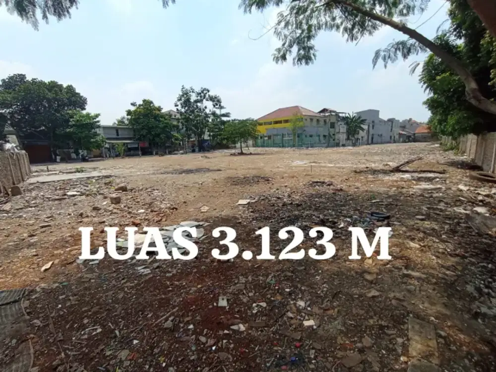 Dijual Lahan  Siap bangun sudah padat dipakai Parkir Truk lokasi bisa dilalui Truk kontainer  di Kp. Rambutan Ciracas Jakarta Timur