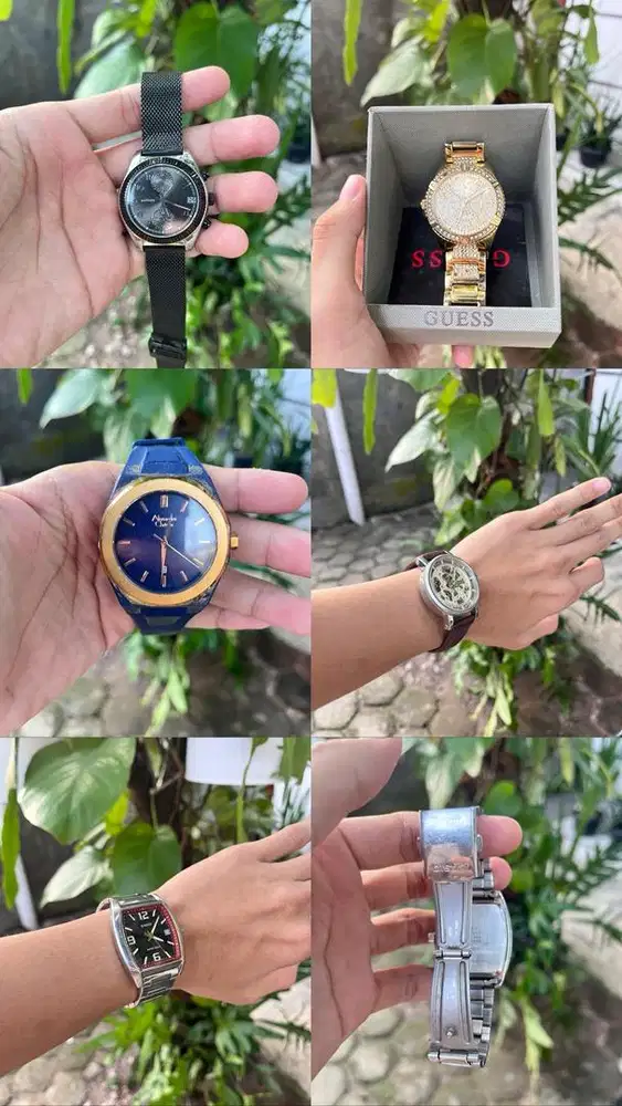 bu jam tangan branded milik pribadi
