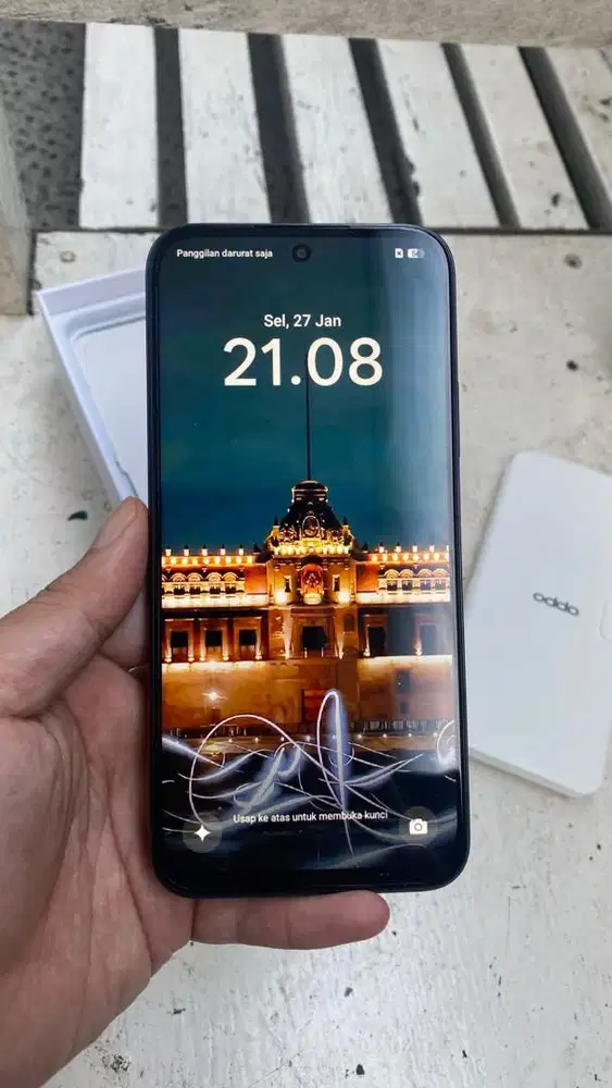 Jual Oppo A6x 4/64 Ungu Tua (belum pernah dipakai)