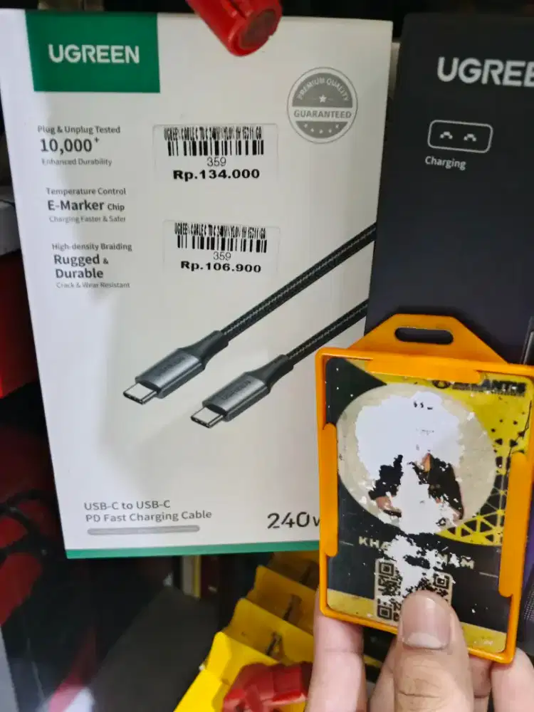 KABEL DATA UGREEN C TO C 240Watt PD