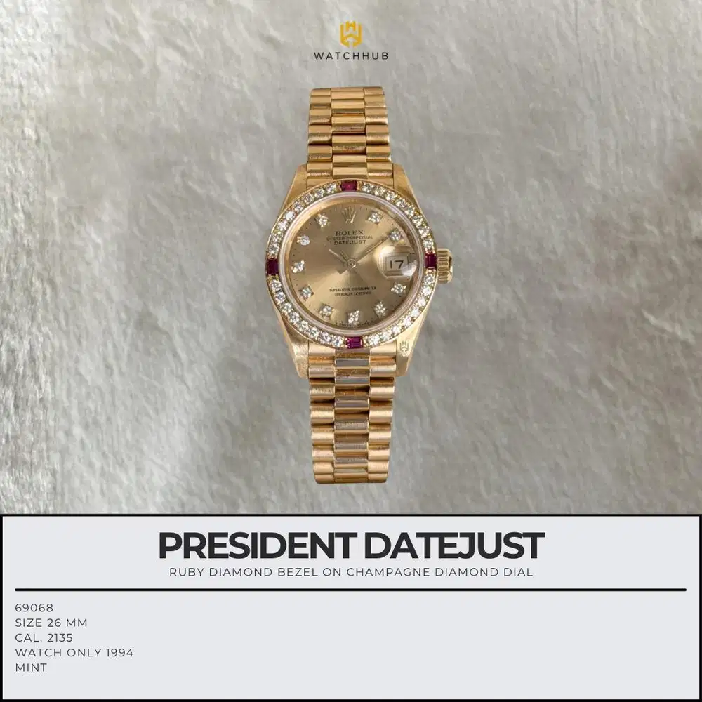 Rolex President Datejust 26 69068
