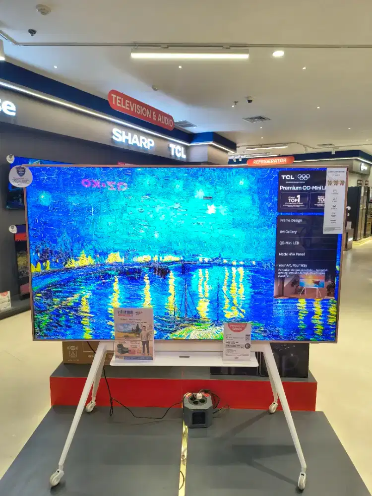 Kredit TV TCL 75 INCH 4K GOOGLE TV CUMA PAKE KTP TANPA DP