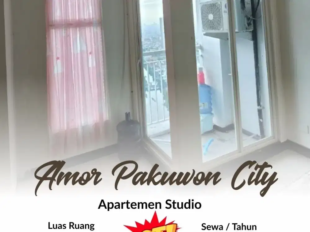Apt Amor, Studio, Murah, Pakuwon City Mall
