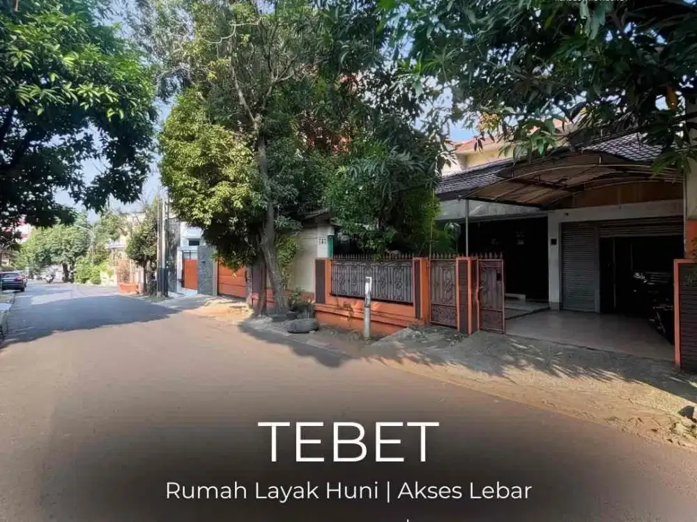 TERMURAH !! DI JUAL  RUMAH LUAS DI TEBET, AKSES JALAN SUPER LEBAR, LOKASI STRATEGIS, NEGO !!