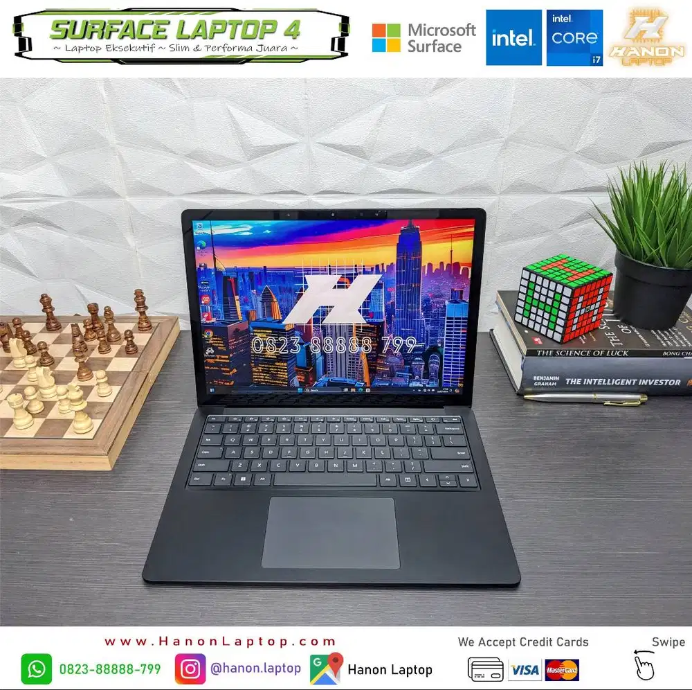 Microsoft Surface Laptop 4 Like New Core i7-1195G7 16/512GB Siap Pakai
