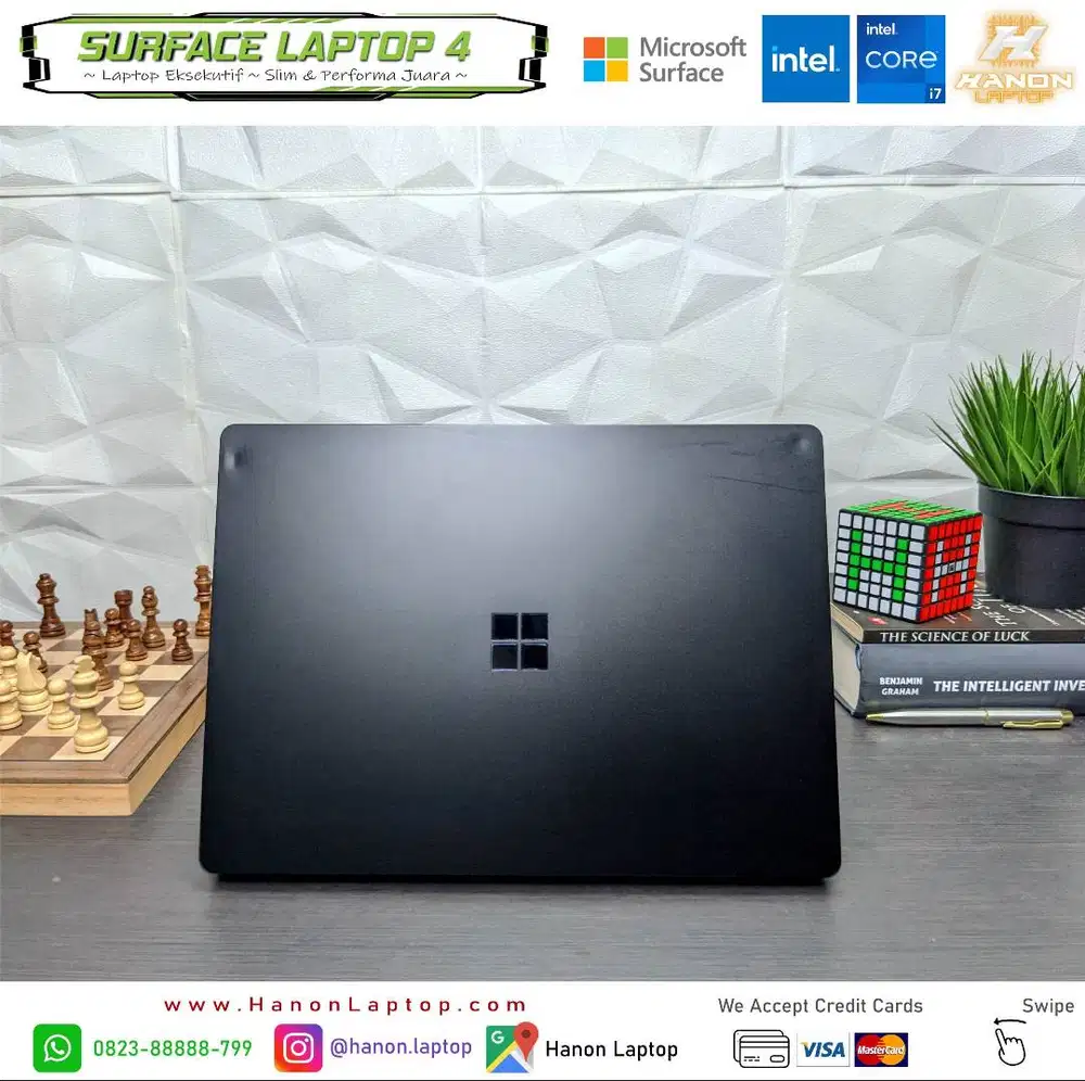 Microsoft Surface Laptop 4 Like New Core i7-1195G7 16/512GB Siap Pakai