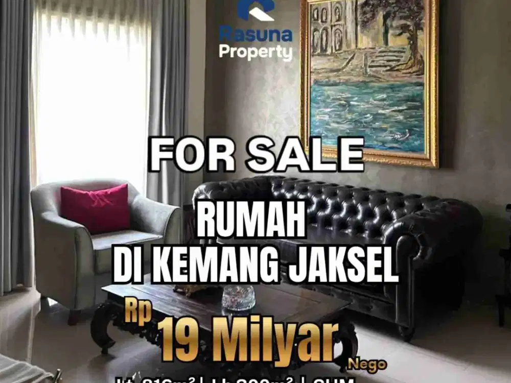 Dijual Rumah Di Kemang, Jakarta Selatan, SHM