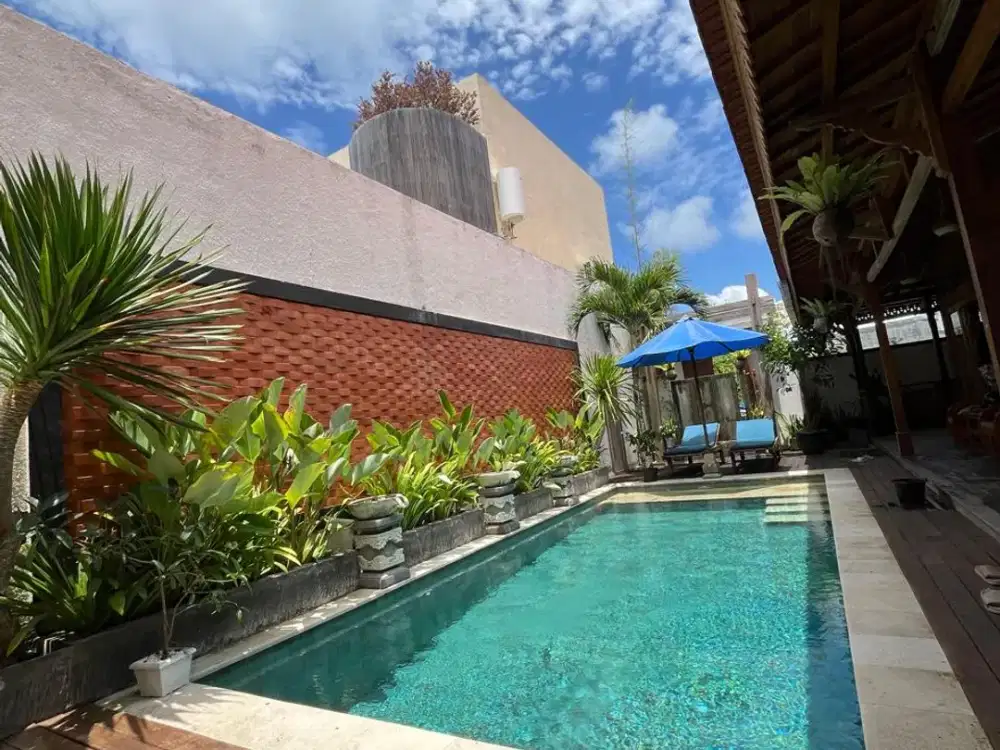 Villa Tropical Modern Minimalis Khas Bali Area strategis Ungasan
