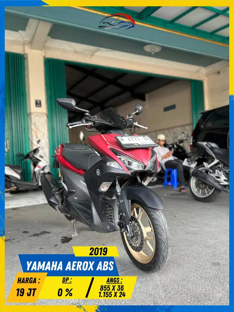 YAMAHA AEROX ABS 2019 MESIN AMAN POLL MASZEHH HIKMAH MOTOR KEPUH