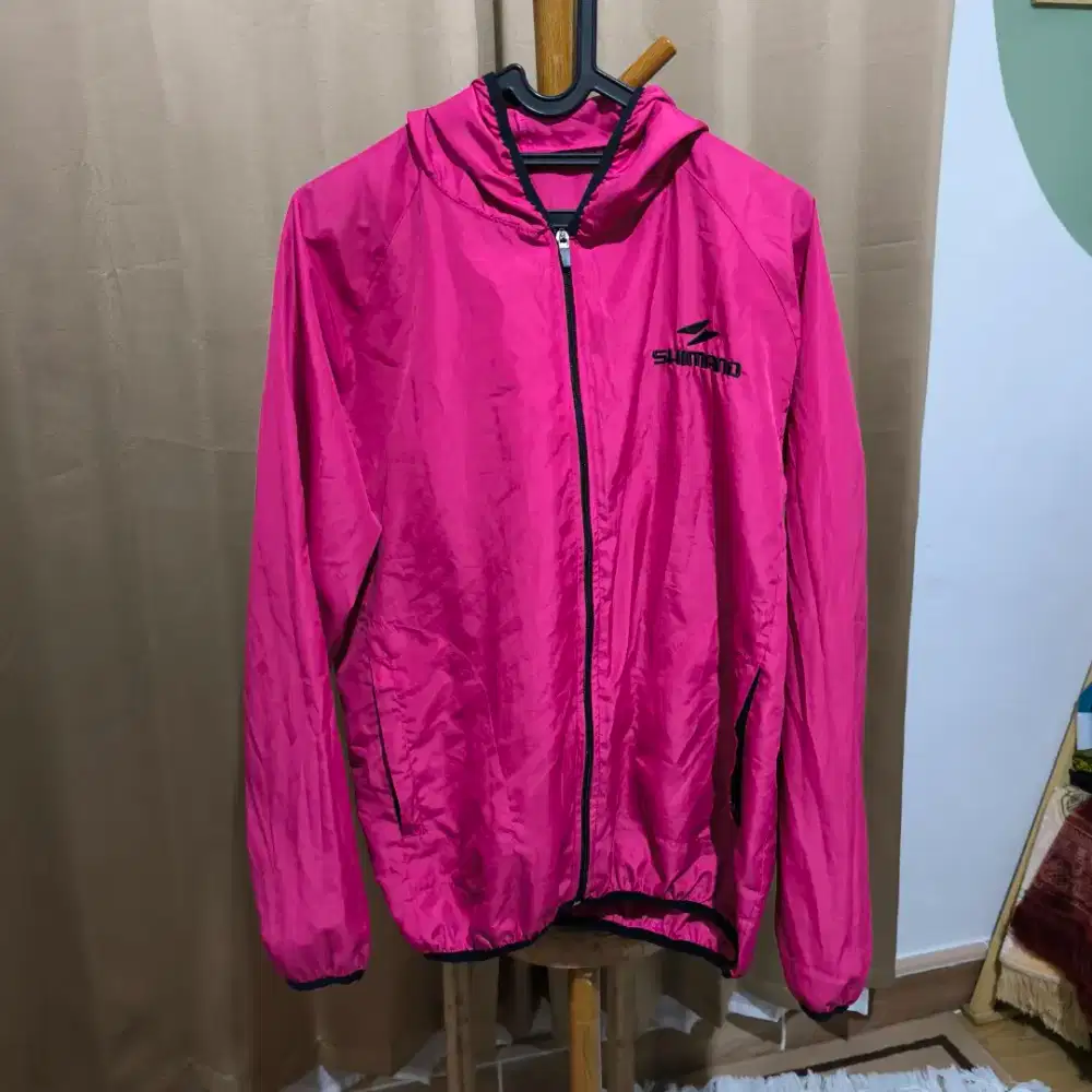 Jaket Shimano Parasut Anti UV Pink Fushia PL