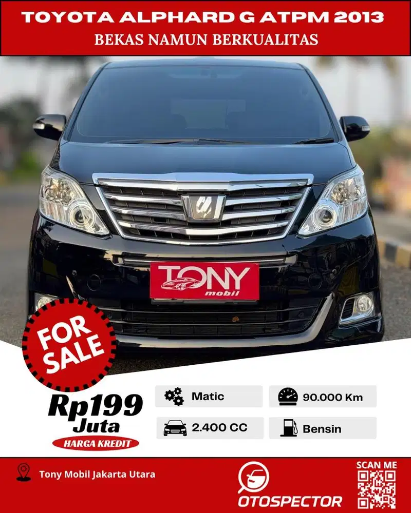 Toyota Alphard 2.4 G ATPM 2013
