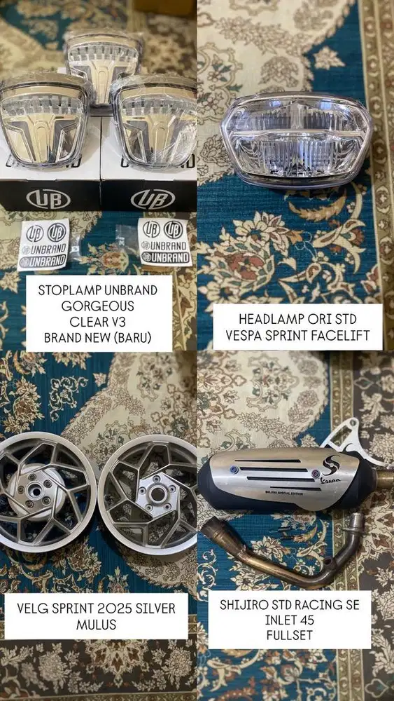 Part Vespa Matic Baru Dan Bekas