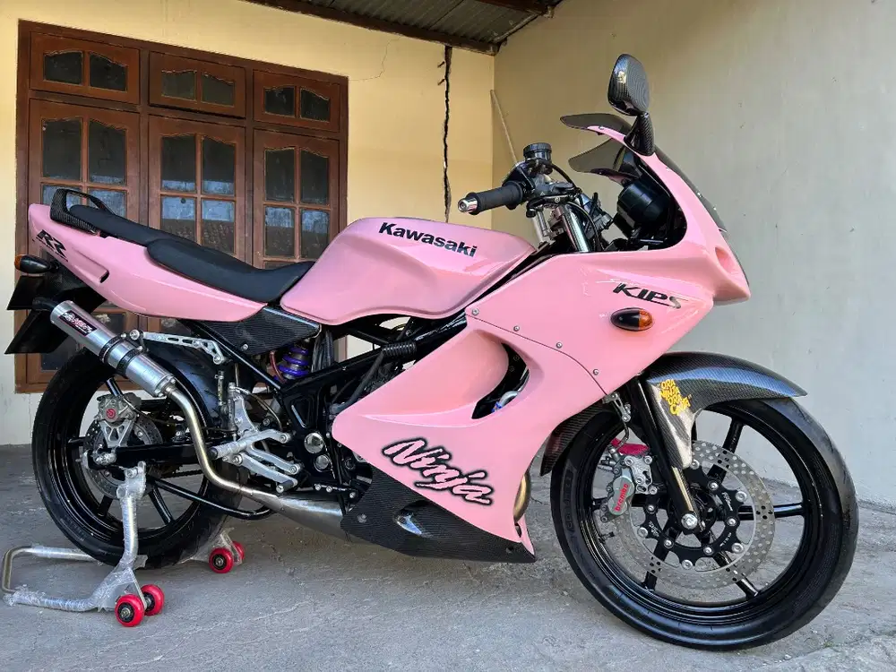 Ninja RR old 2011, plat S lamongan, asli warna hitam