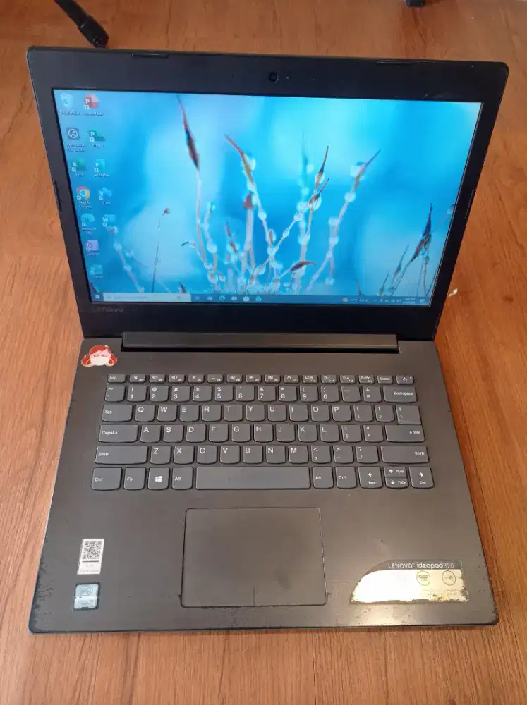 Laptoop lenovo ideapad 320 i3 gen 6 ram 4 1tbsiap pakai
