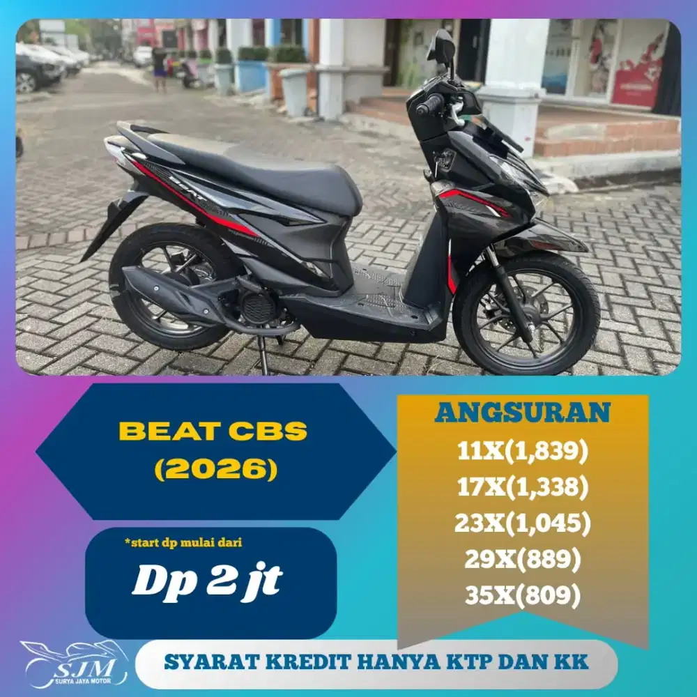 HONDA BEAT CBS 2026 MESIN HALUS