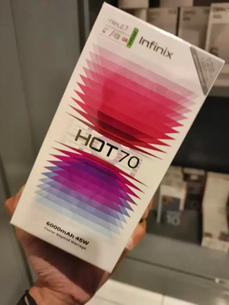 INFINIX HOT 70 4+4/128 NEW GARANSI RESMI