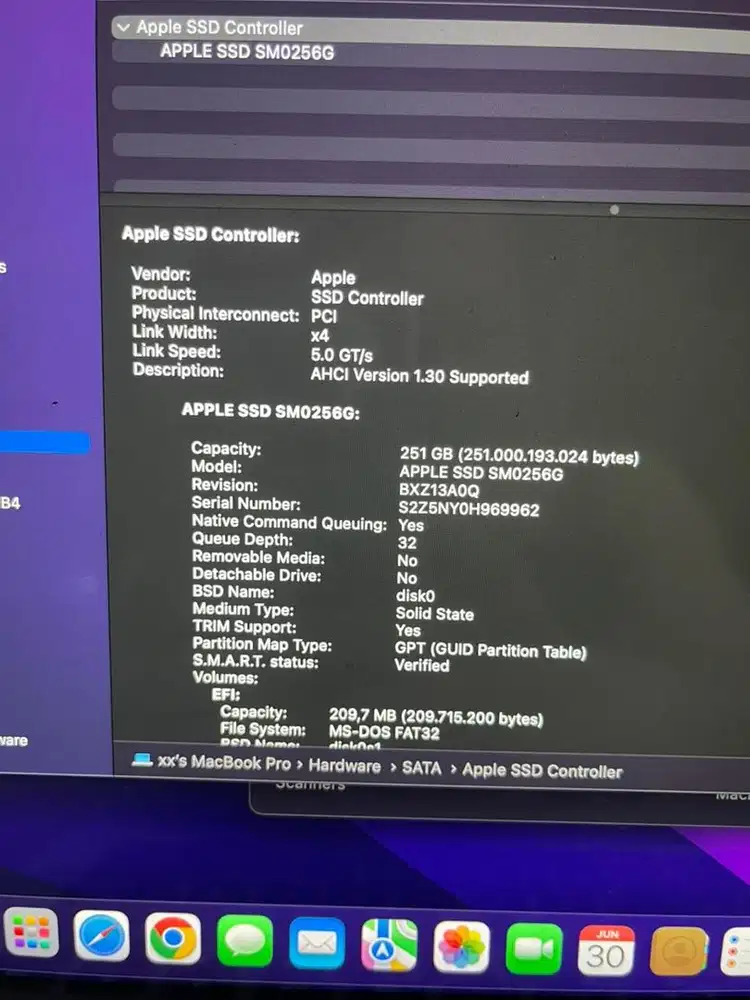 Jual macbook pro (batt perlu ganti)
