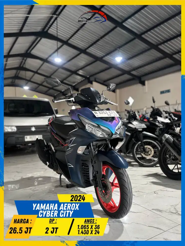 YAMAHA AEROX CYBER CITY 2024 MANTAP GASS MASZEHH HIKMAH MOTOR KEPUH