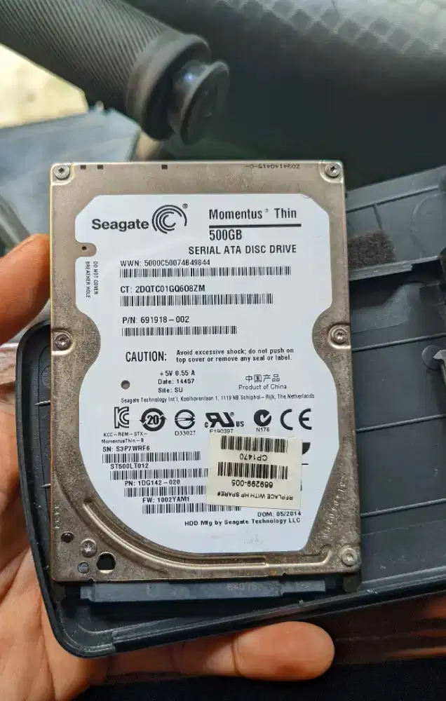 Hdd Laptop 500gb + Enclosure