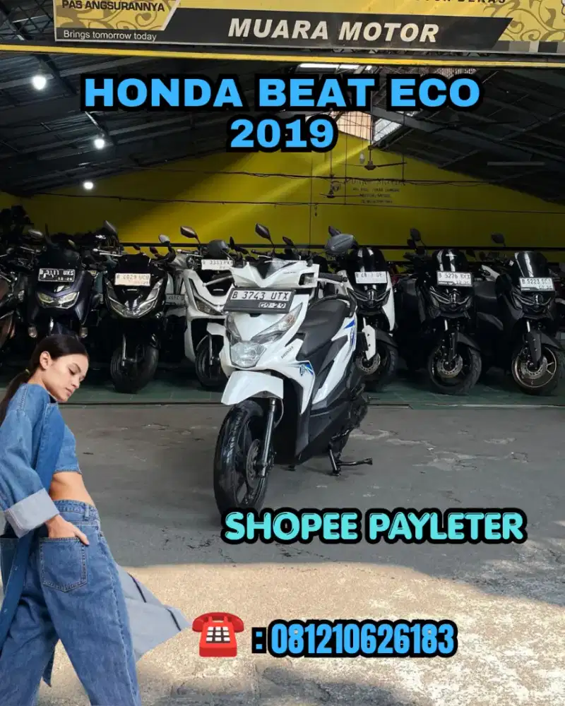 HONDA BEAT ECO 2019 MULUS