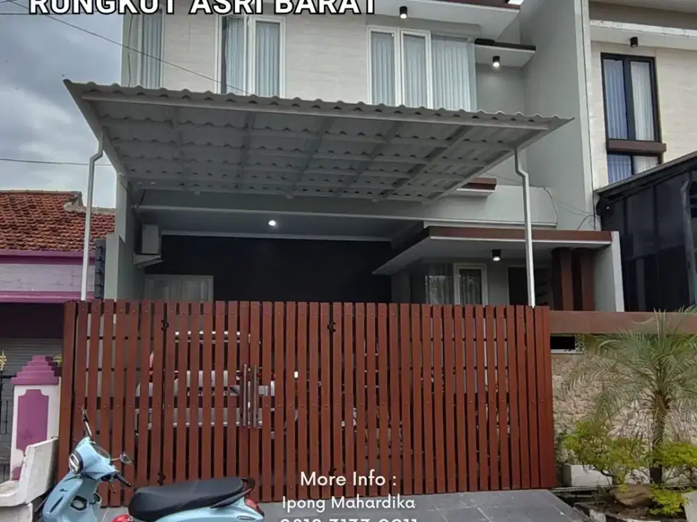 Rumah Surabaya Timur Semi Furnish di Rungkut Asri Barat