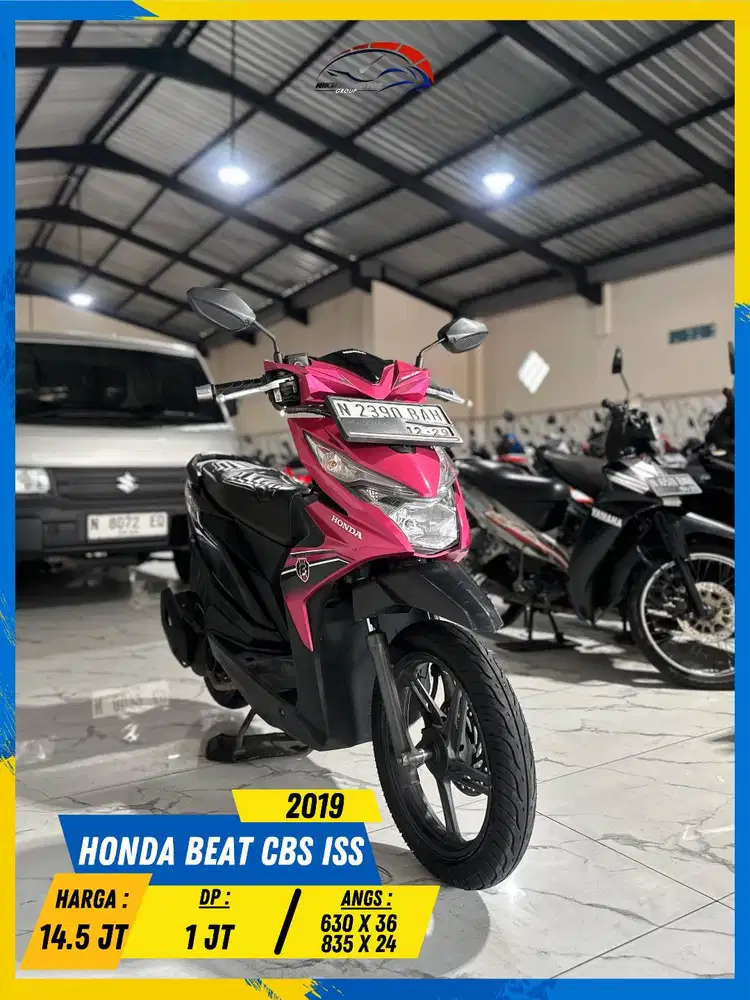 HONDA BEAT CBS ISS 2019 MESIN DIJAMIN MANTEP BOSS HIKMAH MOTOR KEPUH