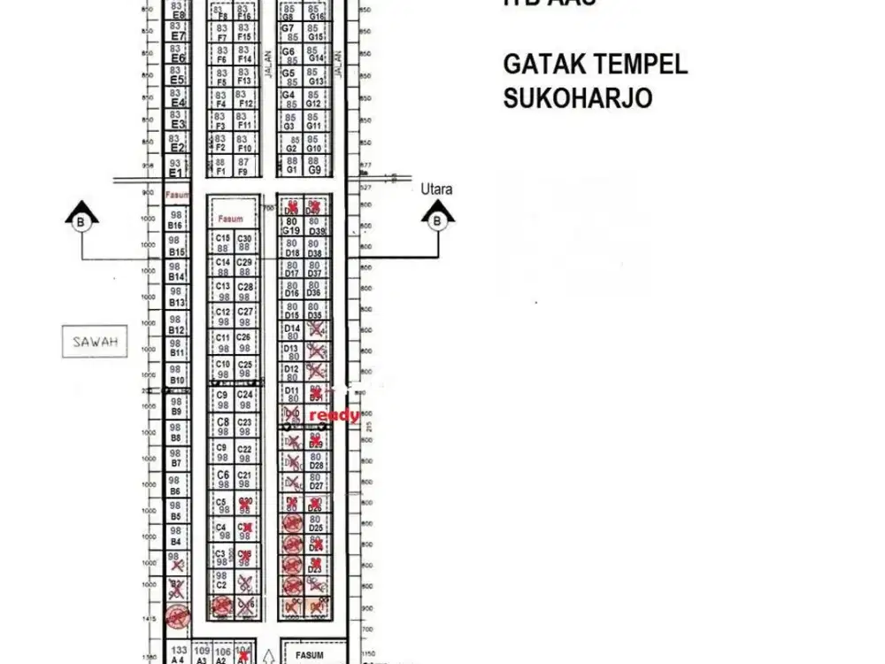termurah kavlingan tanah di solo raya dalam kompleks perumahan dengan one gate sistem dekat jalan raya solo-jogja