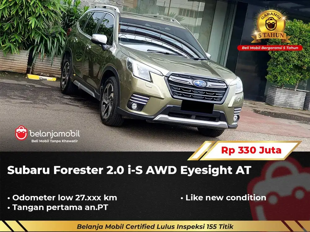 [ LOW KM 27RB ] Subaru Forester 2.0 i-S AWD Eyesight AT 2022/2023