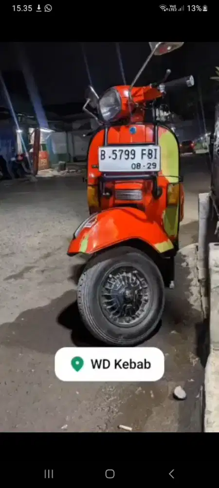 Jual motor vespa klasik